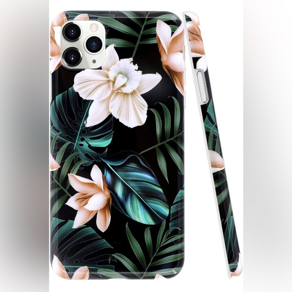 Floral Flexible iPhone 11 Pro Max Case - Picture 1 of 15